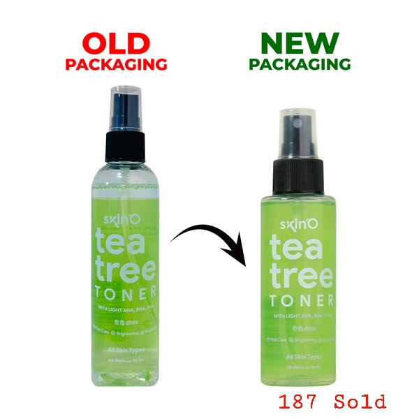 skinO Tea Tree Toner With (Light AHA,BHA,PHA) 100ml