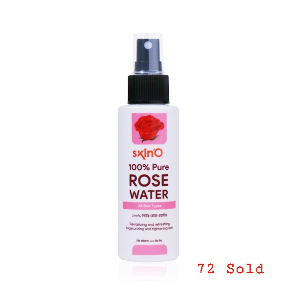 skinO 100% Pure Rose Water 100ml
