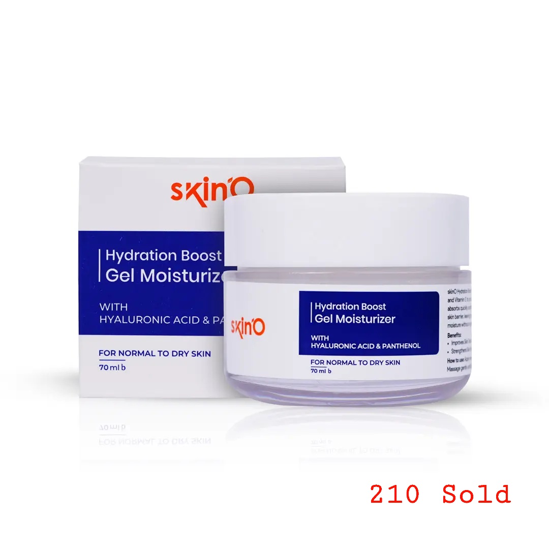 skinO Hydration Boost Gel Moisturizer with Hyaluronic Acid & Panthenol 70ml
